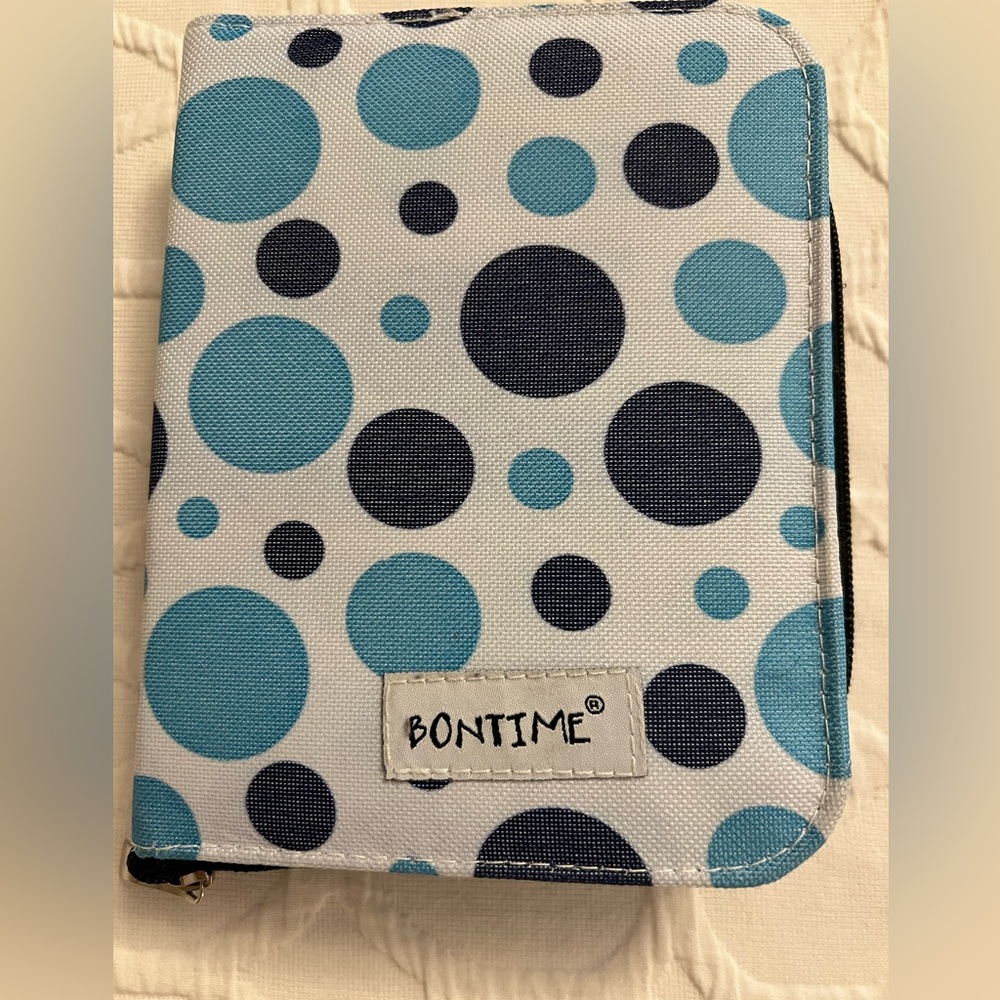 Bontime Polka Dot Crochet Hook Organizer Case